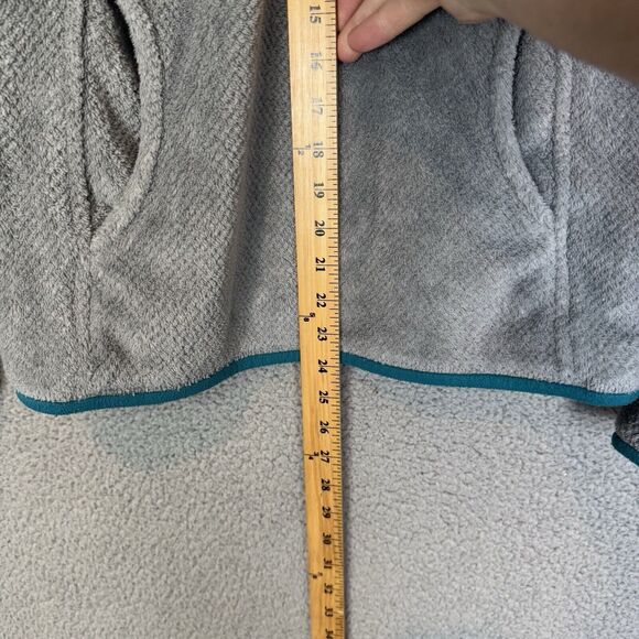 Patagonia Jacket Womens S Grey Re Tool Snap T Pullover Mock Neck Pockets - Picture 6 of 7